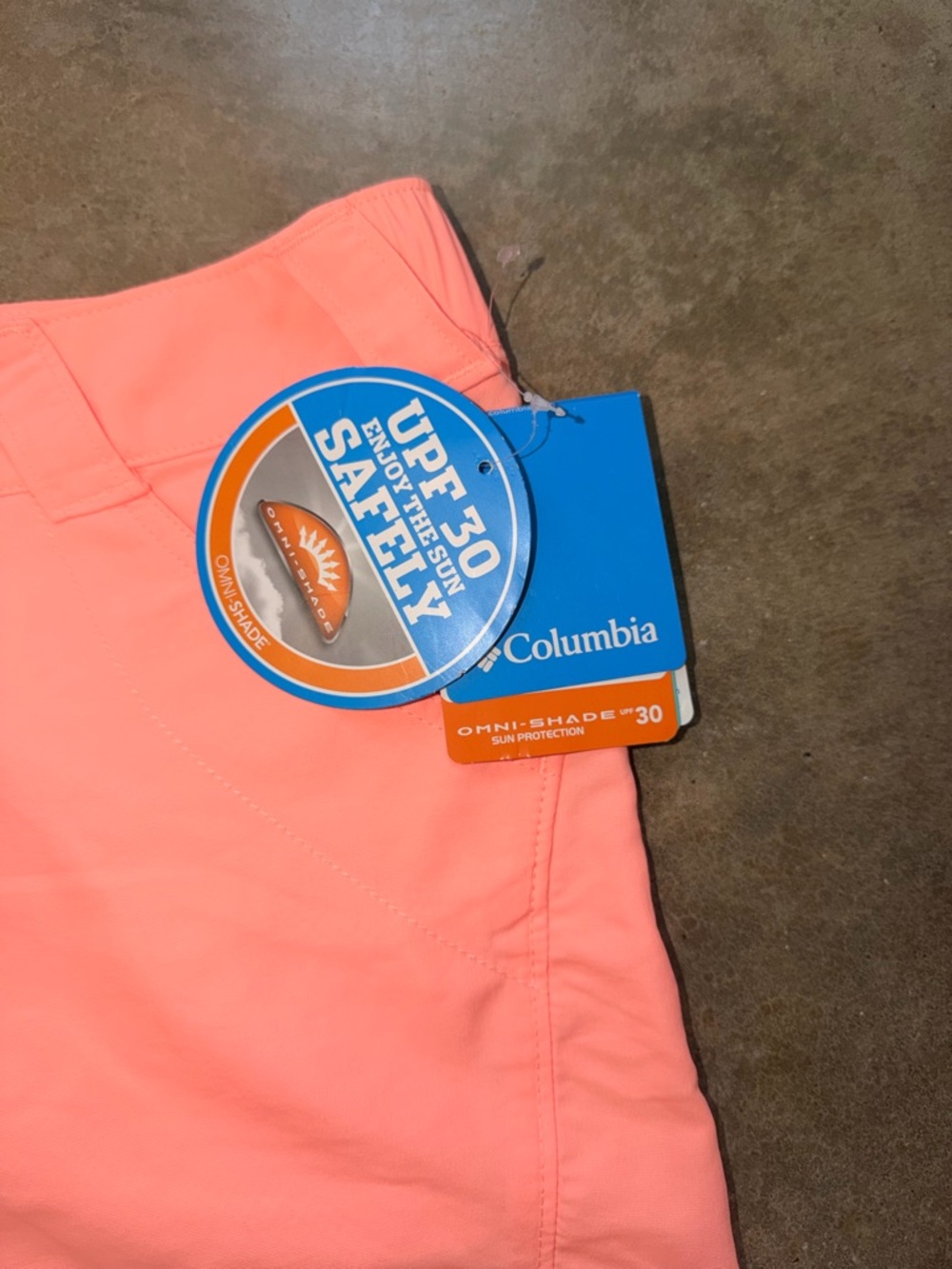 Columbia Coral Omni-Shade Hiking Shorts Women’s Outdoor Fishing Trail Shorts L - Picture 3 of 14